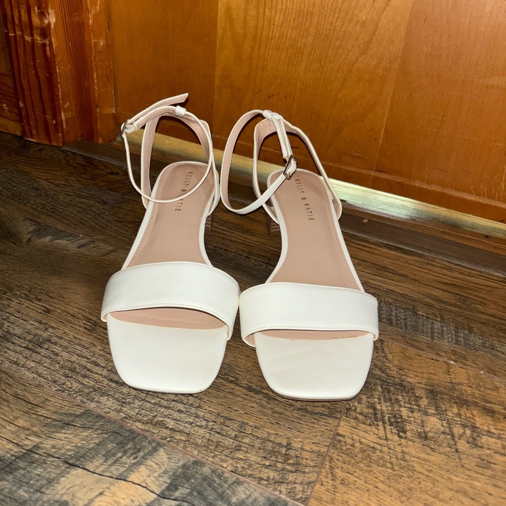 Kelly & Katie White Heels